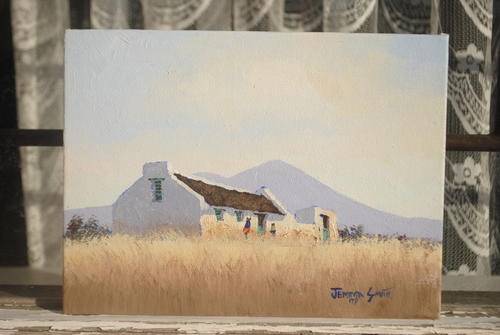ORIGINAL PAINTING BY JEMMIE SMITH (Daughter of the late Malachi Smith) 'Stilbaai' !!!WORTH R1450!!!